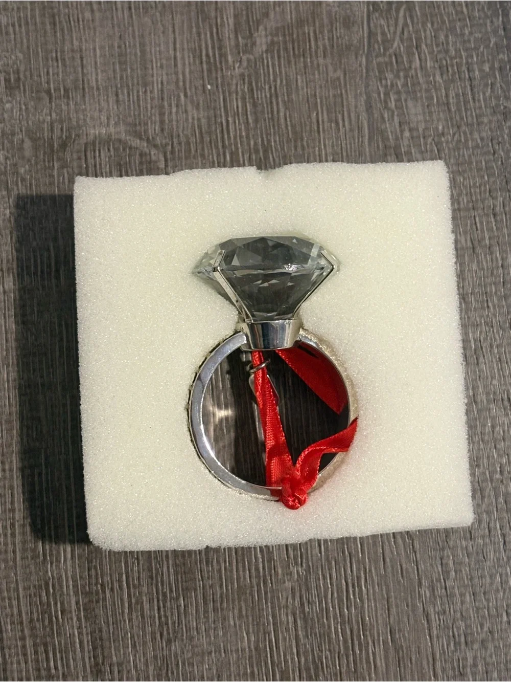 NEW 2019 Lenox Engagement Ring  Christmas Ornament W/Box